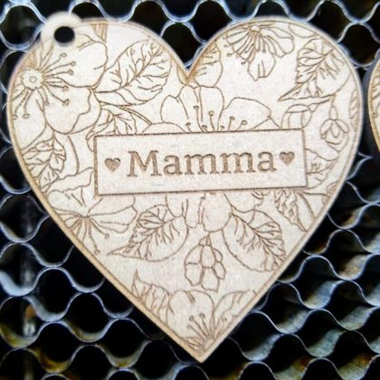 Key ring - Floral Heart