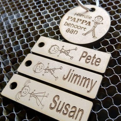 Key ring – Stick - This Daddy Belongs To